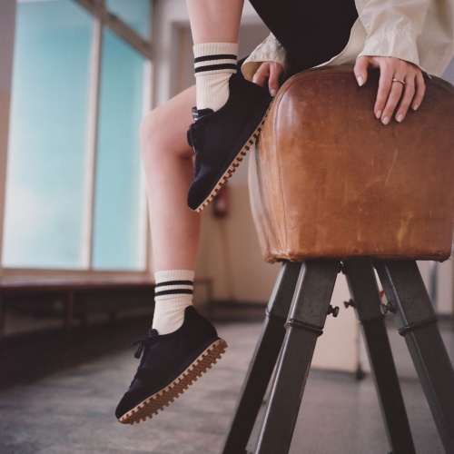 Novesta Marathon Women's Sneakers, black | Balagan Studio