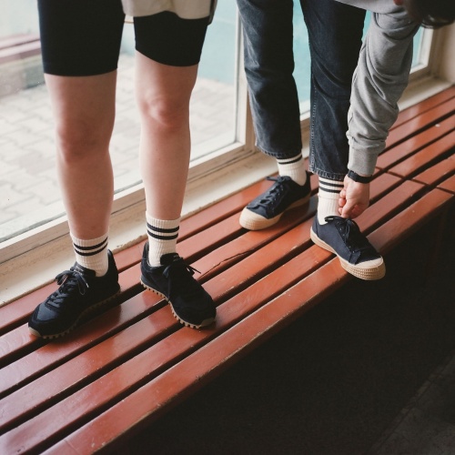 Novesta Marathon Women's Sneakers, black | Balagan Studio