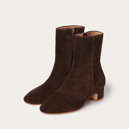 Stav Boots, dark chocolate velvet | Balagan Studio