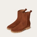 Saviv boots, desert brown velvet