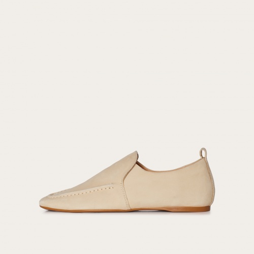 Enzo loafersy, jasny nubuk | Balagan Studio