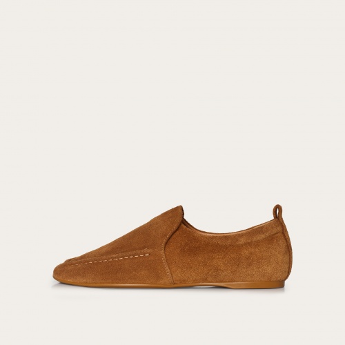 Enzo loafers, caramel velvet| Balagan Studio