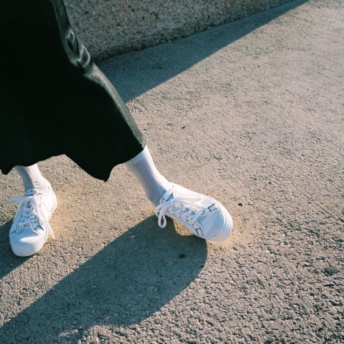 Novesta Star Master sneakersy damskie VEGAN, perłowy z czarną nicią| Balagan Studio