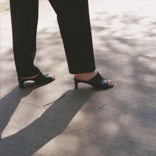 Ginaa slides, black | Balagan Studio