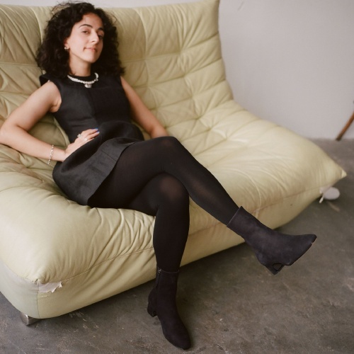 Stav botki, czarny nubuk OUTLET | Balagan Studio