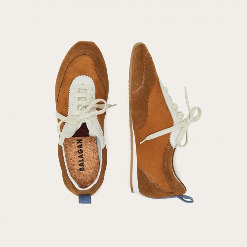 Ritza sneakersy, rudy welur | Balagan Studio