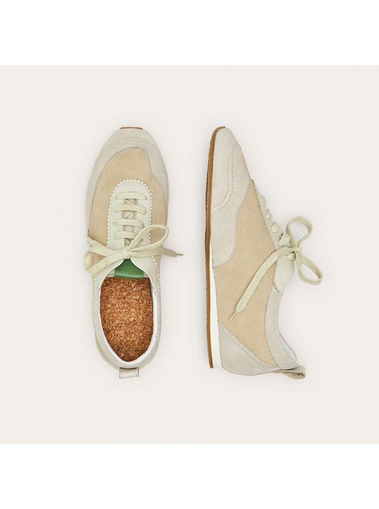 Ritza sneakersy, jasny welur | Balagan Studio