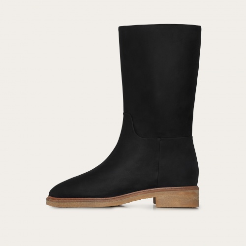 Sade boots, waxed black | Balagan Studio