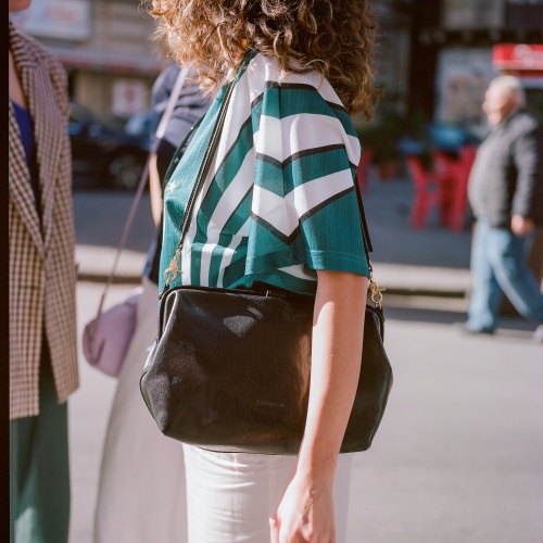 Rofe Bag L, glossy black OUTLET | Balagan Studio