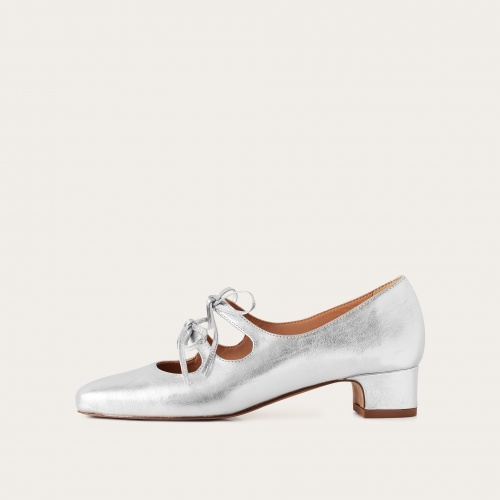 Greta Heels, silver | Balagan Studio