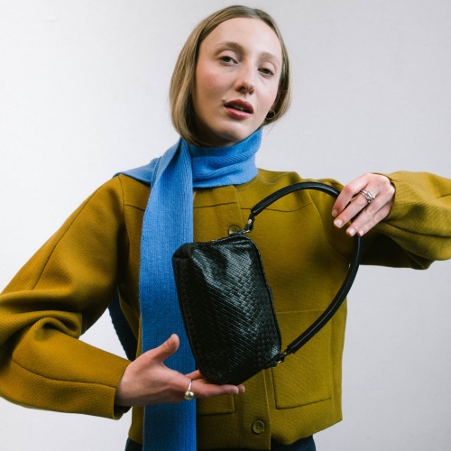 Roha Bag S, black braid | Balagan Studio