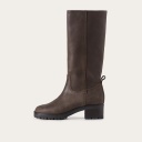 Ikar High Boots, waxed brown OUTLET