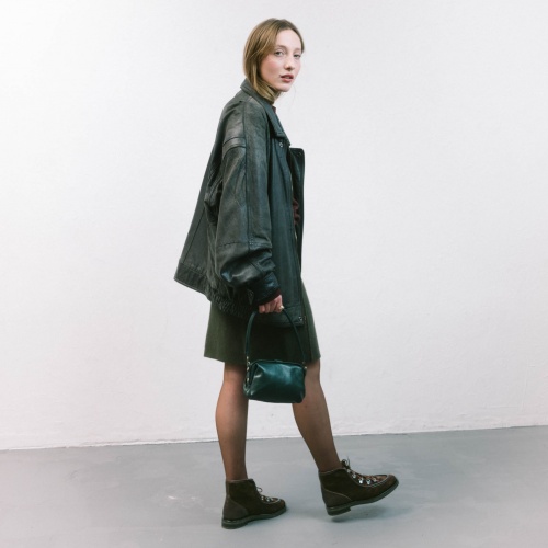 Roha Bag S, bottle green OUTLET | Balagan Studio