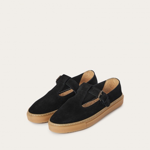 Sababa Sneakers, black velvet | Balagan Studio