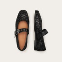 Louisine Baleriny, czarny brokat