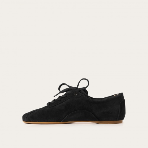 Bowling Flats, black velvet | Balagan Studio