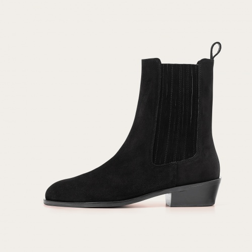 Ukaf Boots, black suede | Balagan Studio