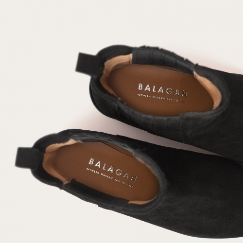 Ukaf Boots, black suede | Balagan Studio