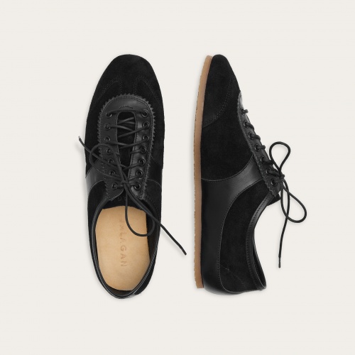 Milano Sneakers, black velvet | Balagan Studio