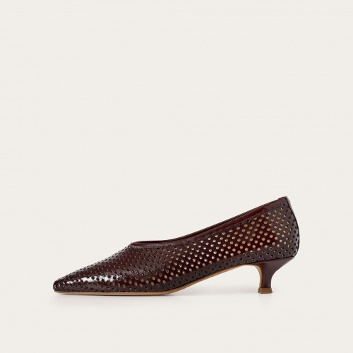 Basel Pumps, glossy bordo| Balagan Studio