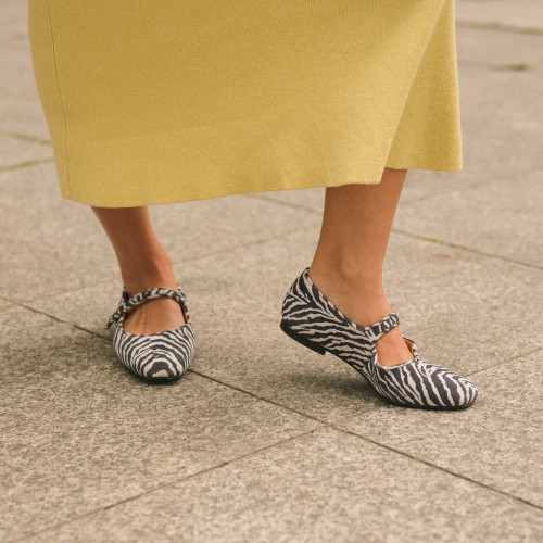 Pass Ballerina, zebra velvet | Balagan Studio