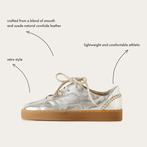 Aluf sneakers, silver| Balagan Studio
