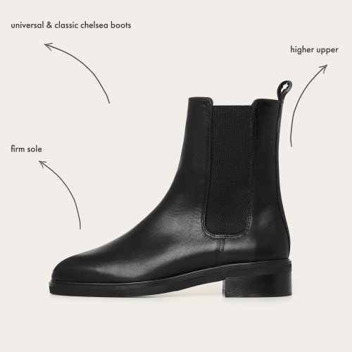 Arava Chelsea Boots, black rustic OUTLET | Balagan Studio