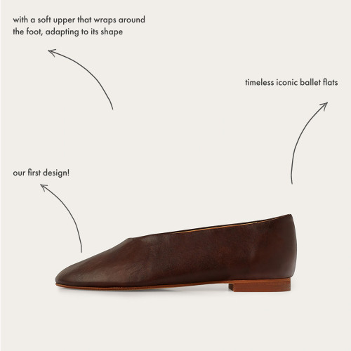 Opera Ballerina, dark brown OUTLET | Balagan Studio