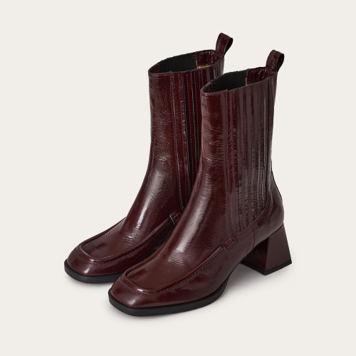 Zora Boots, glossy bordo | Balagan Studio