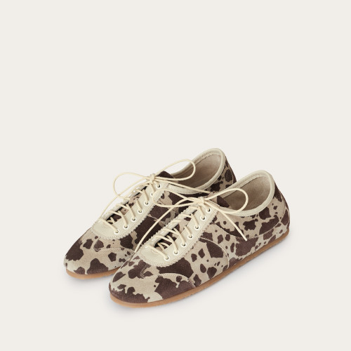Milano sneakersy, zwierzęcy wzór welur | Balagan Studio