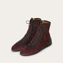 Marit Boots, claret velvet