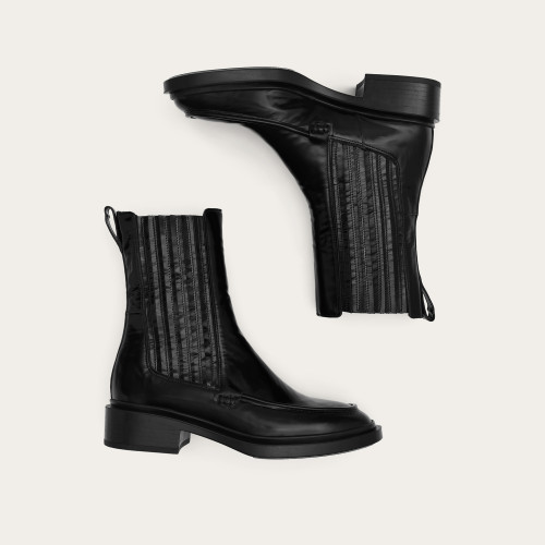 Piano botki, czarny połysk | Balagan Studio