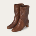 Adina Boots, caramel croco