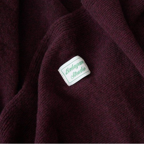 Kinga Scarf, burgundy | Balagan Studio