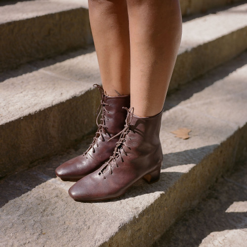 Victoria Boots, deep brown | Balagan Studio