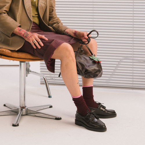 Yacht Flats, glossy brown | Balagan Studio