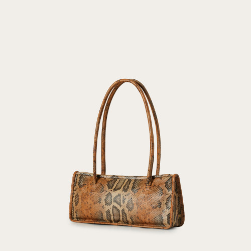 Bernadette Bag M, ginger python pattern | Balagan Studio
