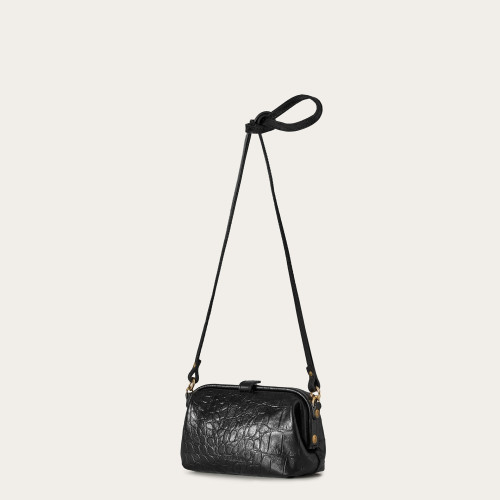 Rofe Bag S, black croco | Balagan Studio