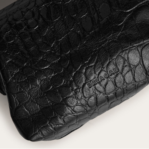 Rofe Bag S, black croco | Balagan Studio
