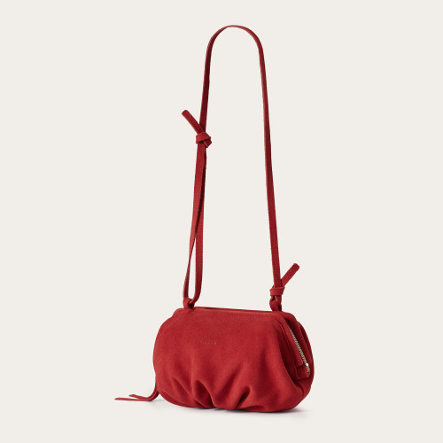 Plis Bag S, red velvet | Balagan Studio