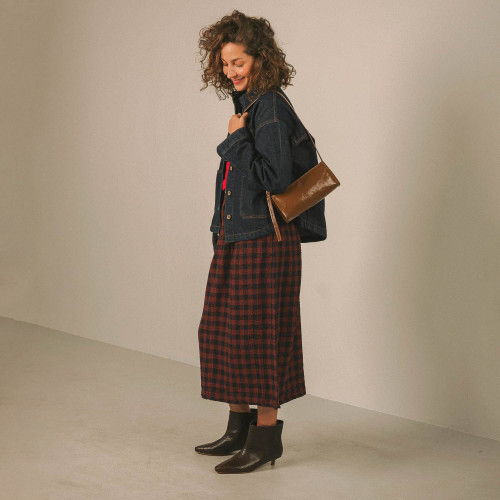 Minnie Bag S, glossy brown | Balagan Studio