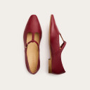Brigitte Ballerina, claret