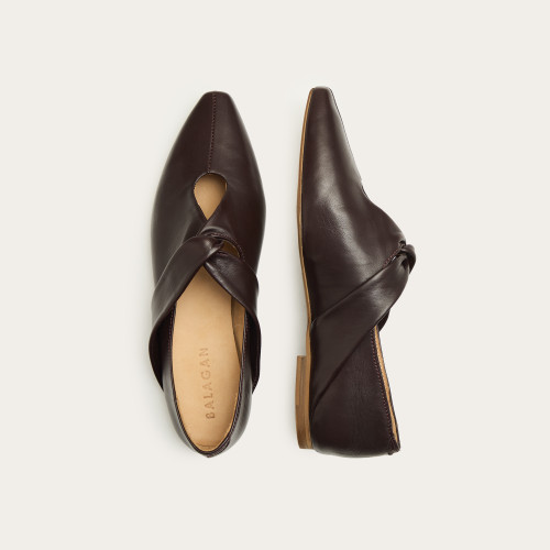 Sylvie baleriny, ciemny brąz | Balagan Studio