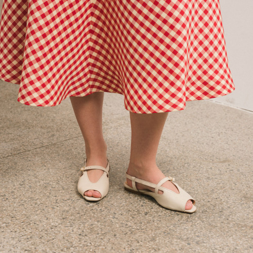 Athena Sandals, cream | Balagan Studio