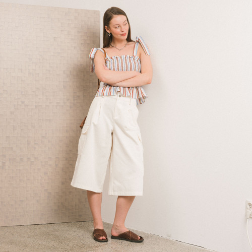 Axel Slides, brown alligator pattern | Balagan Studio