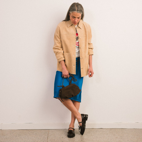 Josie Flats, glossy brown | Balagan Studio
