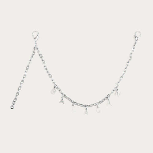 Chain Pendant with BALAGAN inscription, silver | Balagan Studio