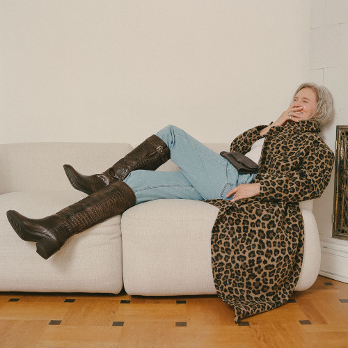 Bibiana saszetka S, ciepły szary | Balagan Studio