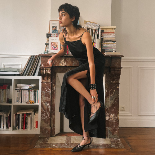 Linda Kitten Heel, black | Balagan Studio
