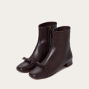 Livia Boots, mahogany